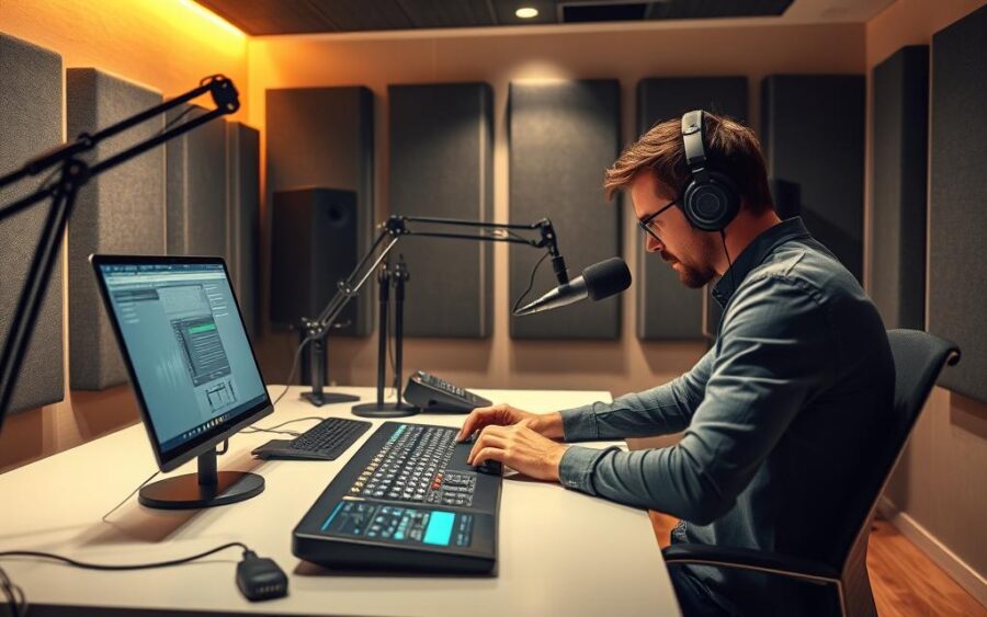 jakość dźwięku w podcaście